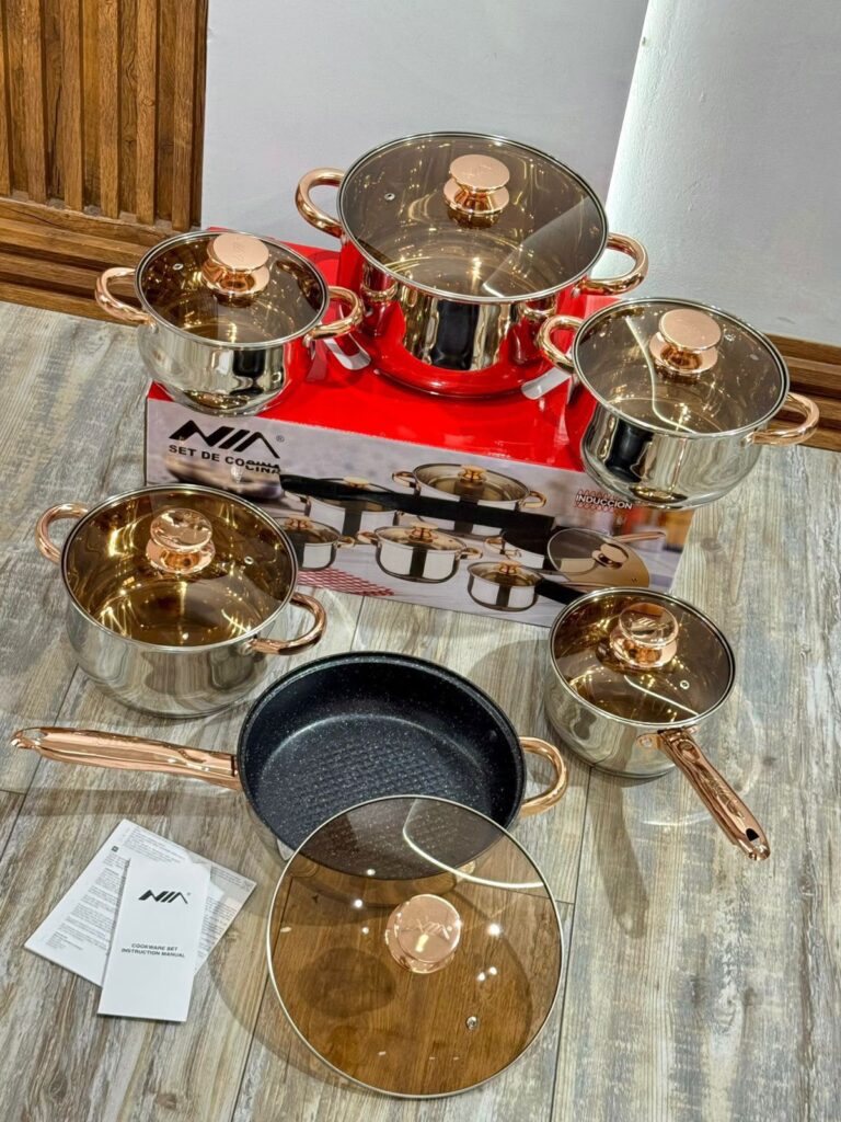SET DE OLLAS NIA x12 PIEZAS 😍