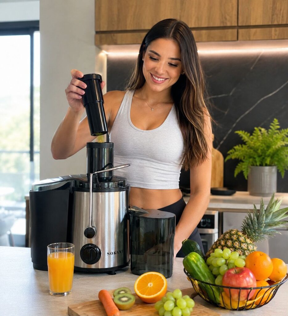 Extractor de Jugos SOKANY✨🍎