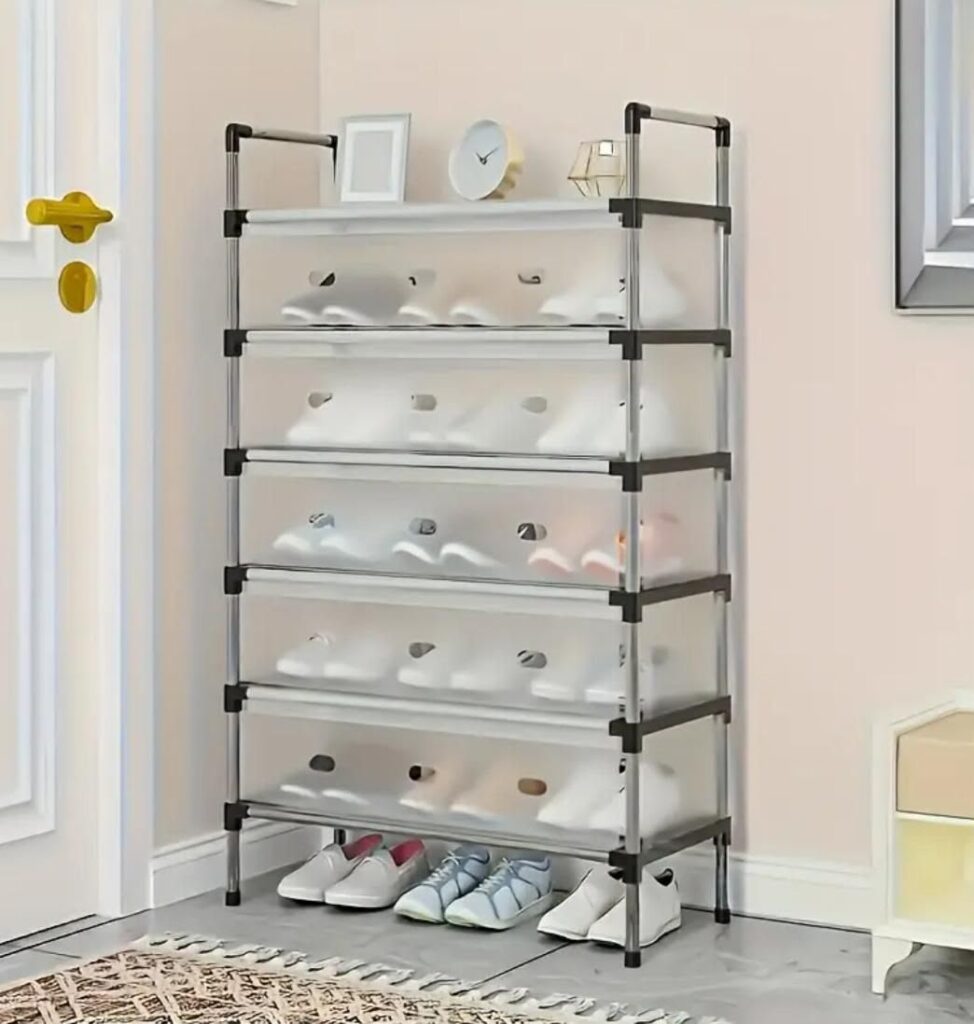 Zapatera Organizadora con cobertor de polvo