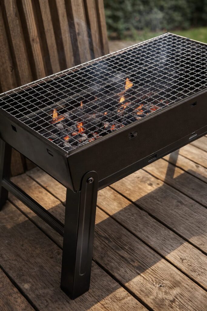 parrilla plegable portátil🥩🍖